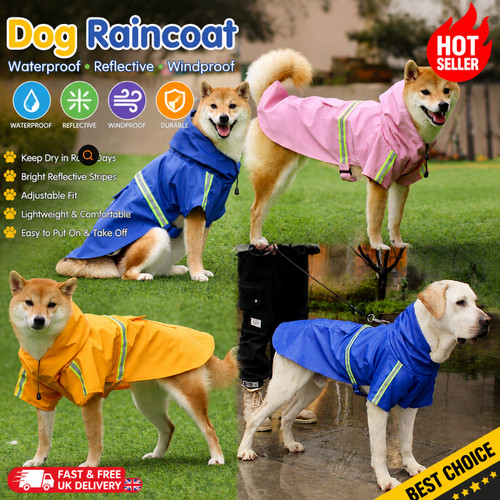 Waterproof dog raincoat - waterproof,