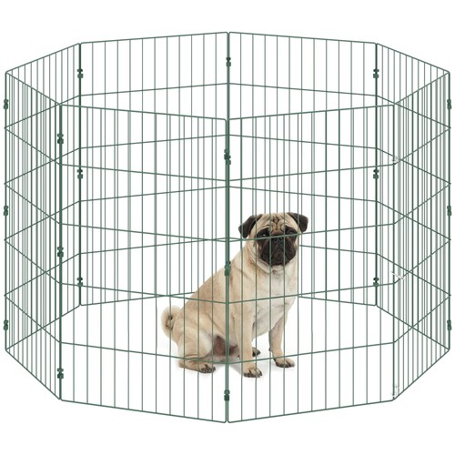 Pawhut panel pet pen - 8,