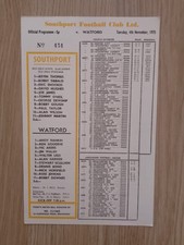 Southport v Watford, Division