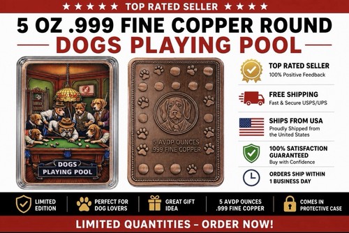 Dogs playing pool oz - dogs,