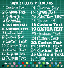 1,5,10 Personalised Vinyl Name