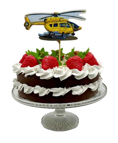 Air ambulance cake topper - ambulance,