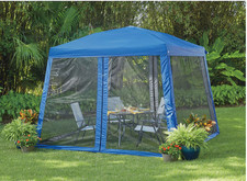 Gazebo with side netting enjoy - side,