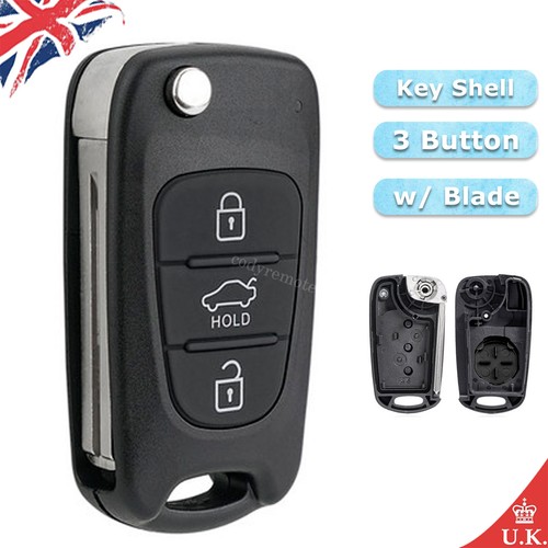 Button flip key fob case - button,