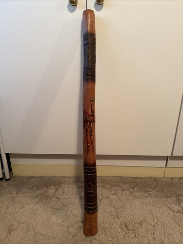Wooden hand crafted didgeridoo - wooden,