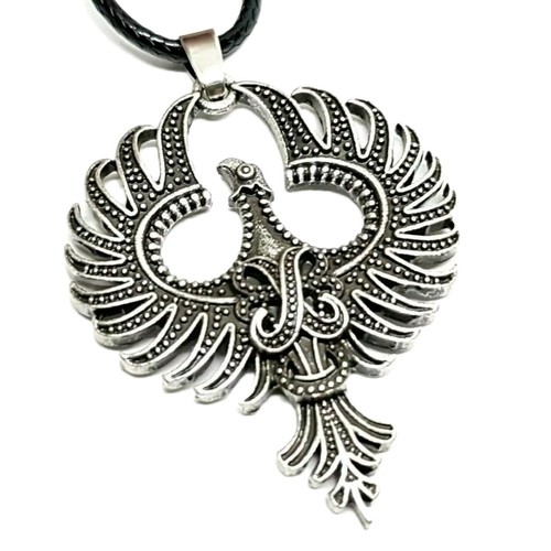 Phoenix pendant fire bird - pendant,