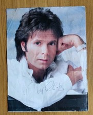 Signed Cliff Richard Cutting Photo Autographed