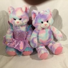 A pair of Build-a-Bear cats