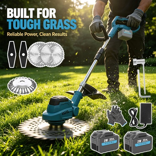 Cordless strimmer with - 6'',