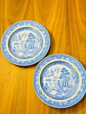 Vintage Ford’s China Blue Willow Plates Set of 2