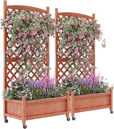 Raised garden bed with - 2, x