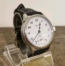 Arnex 6498 mechanical watch, Genuine Unitas ETA 6498, new 42mm case, strap. 6497