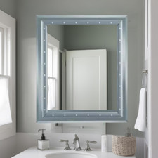 Vigo Chrome Faceted Wall