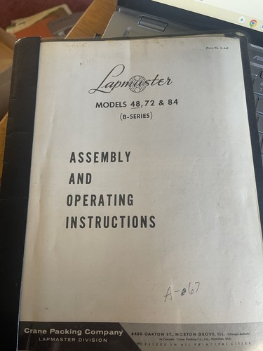 Lapmaster assembly and - assembly,