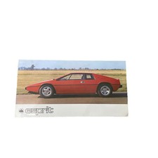 Lotus Esprit Brochure 1976