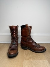 Double-H Boots Brown Leather