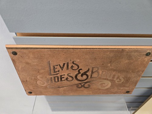Levi shoes and - levi's, sign