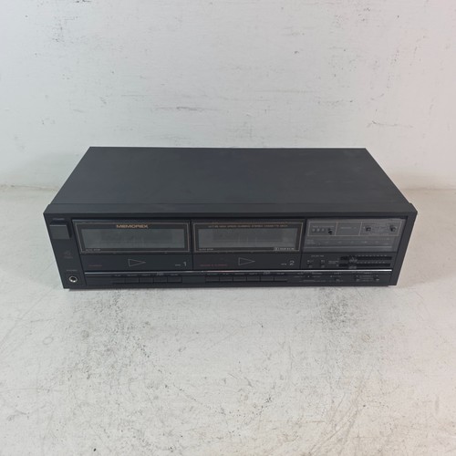 Memorex dual cassette deck - dual,