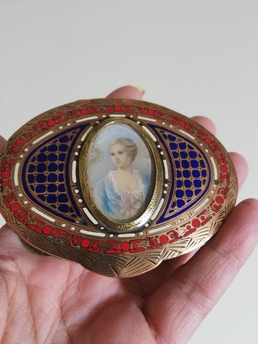 Vintage italian brass enamel - vintage,