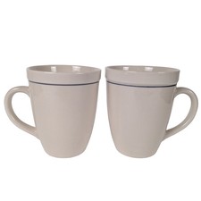 Stoneware Coffee Mugs Set 2