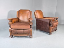 2 Edwardian Lounge Chairs