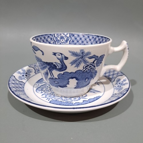 Woods ware blue white - woods,