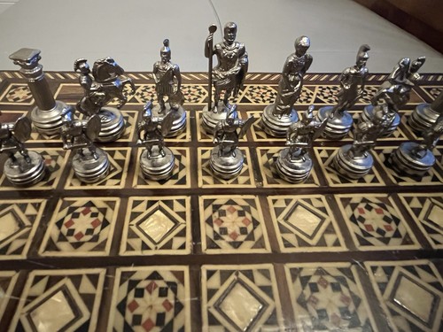 Vintage chess box with - vintage,
