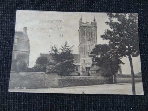 Sherston magna church postcard - sherston,