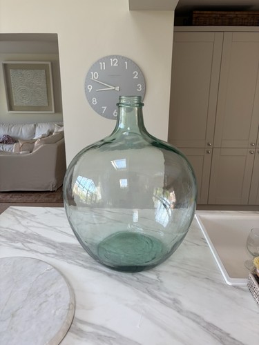 Huge glass antique carboy - huge,