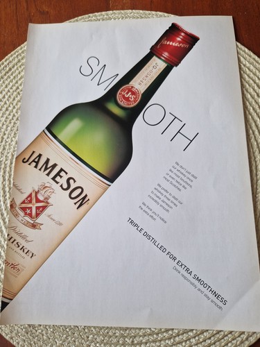 Jameson whiskey 2004 print - jameson,