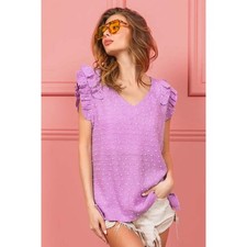 BiBi Layered Ruffle Swiss Dot