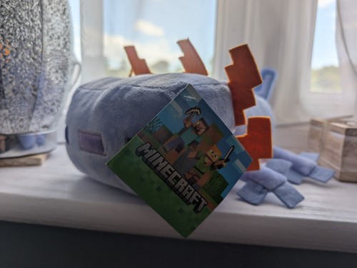 Minecraft axolotl plush new - plush,