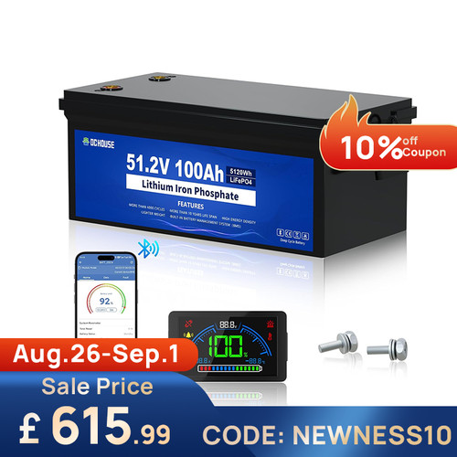 48v 100ah lifepo4 battery 200a - 48v,