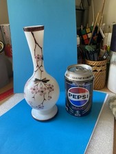 Antique milk glass bud vase