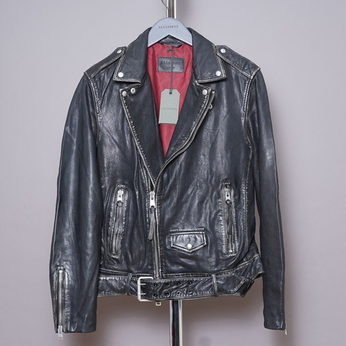 All saints leather jacket - all,