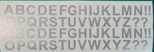Letter vinyl decal to - decal, a