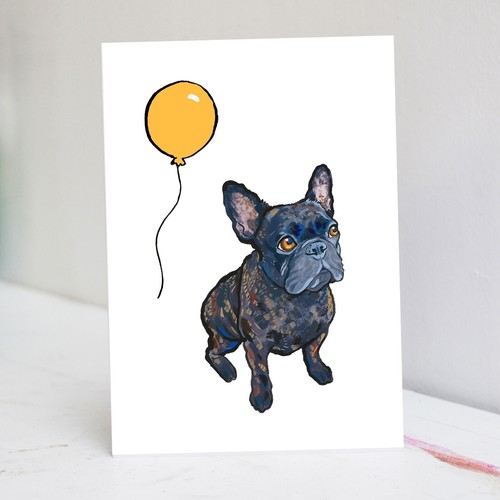 Party french bulldog - french,