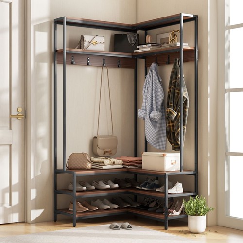 Corner garment rack - corner,