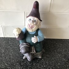 Vintage Gnome Drinking A Stein