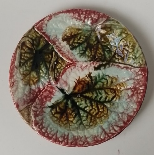 Victorian majolica bergonia - victorian,