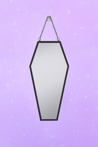 Coffin shaped gothic mirror - coffin,