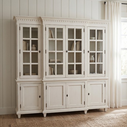 Breakfront large off white - breakfront,