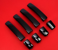 Java Black DOOR HANDLE Skins for Land Rover Discovery 3 05-2009 clip on LR3
