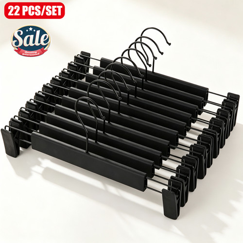 22x metal clip hangers pants - 22x,