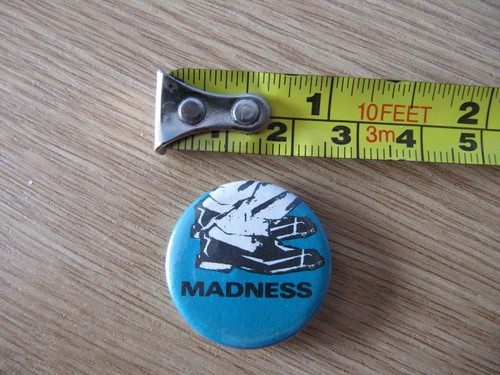 Madness vintage badge - -,