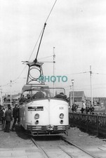 BLACKPOOL CORPORATION BOAT TRAM 606 STARR GATE 1978 5x3 PHOTOGRAPH