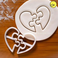 Heart Jigsaw Puzzle cookie