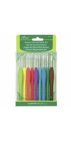 Clover amour crochet hook - clover, set