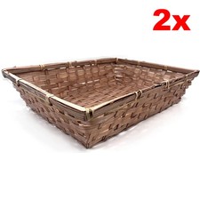 2 x Wicker Basket Hamper