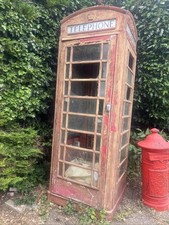 Vintage red K6 telephone box